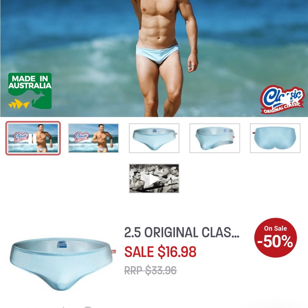 AussieBum Swim Brief Medium